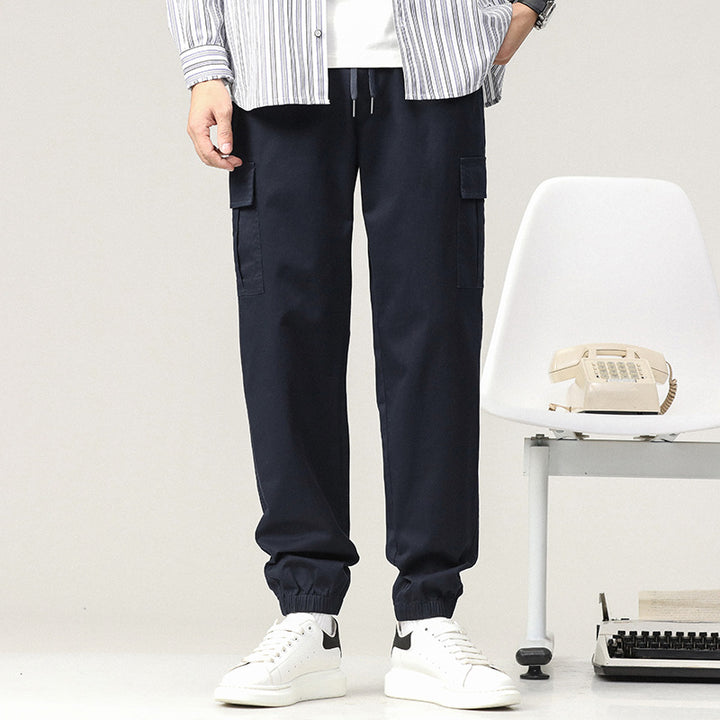 Herren Cargo-Longpants mit elastischem Bund und praktischen Seitentaschen Aliams