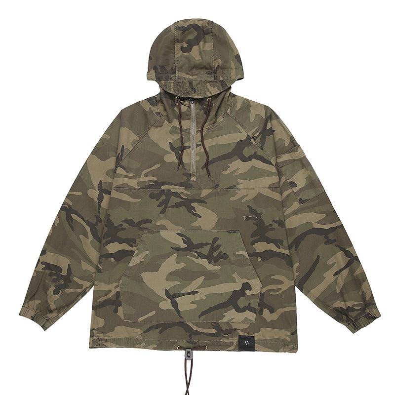 Herren Cargoweatherjacke mit praktischen Taschen und Kordelzug Aliams