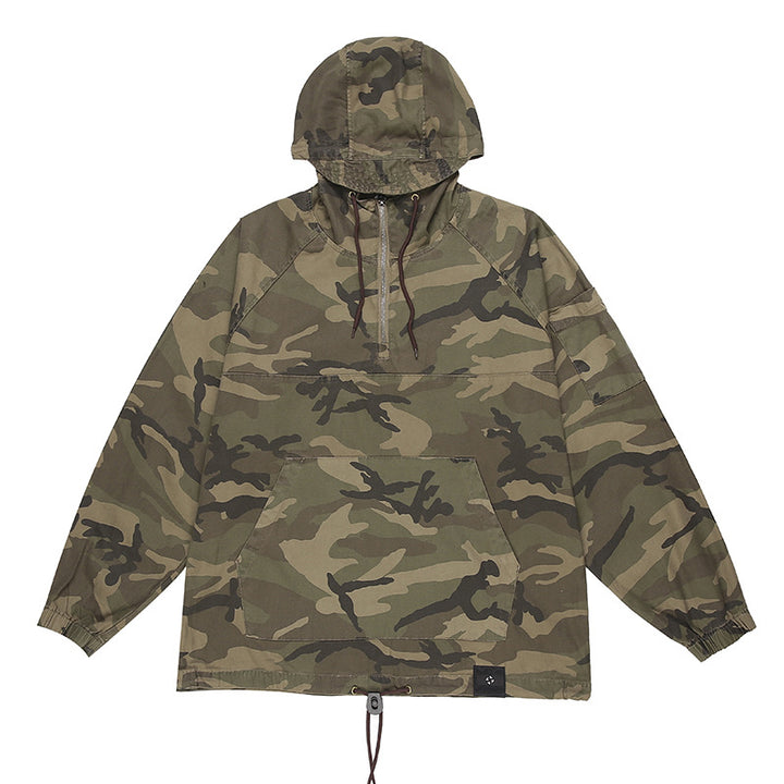 Herren Cargoweatherjacke mit praktischen Taschen und Kordelzug Aliams