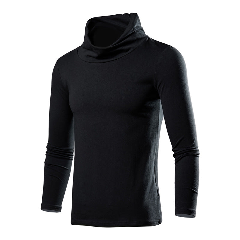 Herren elegantes Langarmshirt mit modischem Kragen Aliams