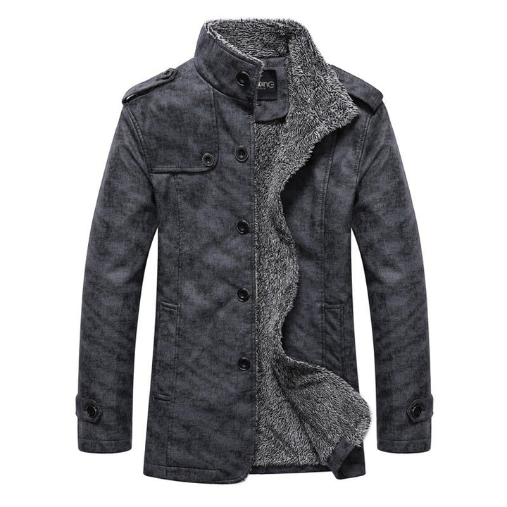 Herren modische Winterjacke mit kuscheligem Innenfutter Aliams