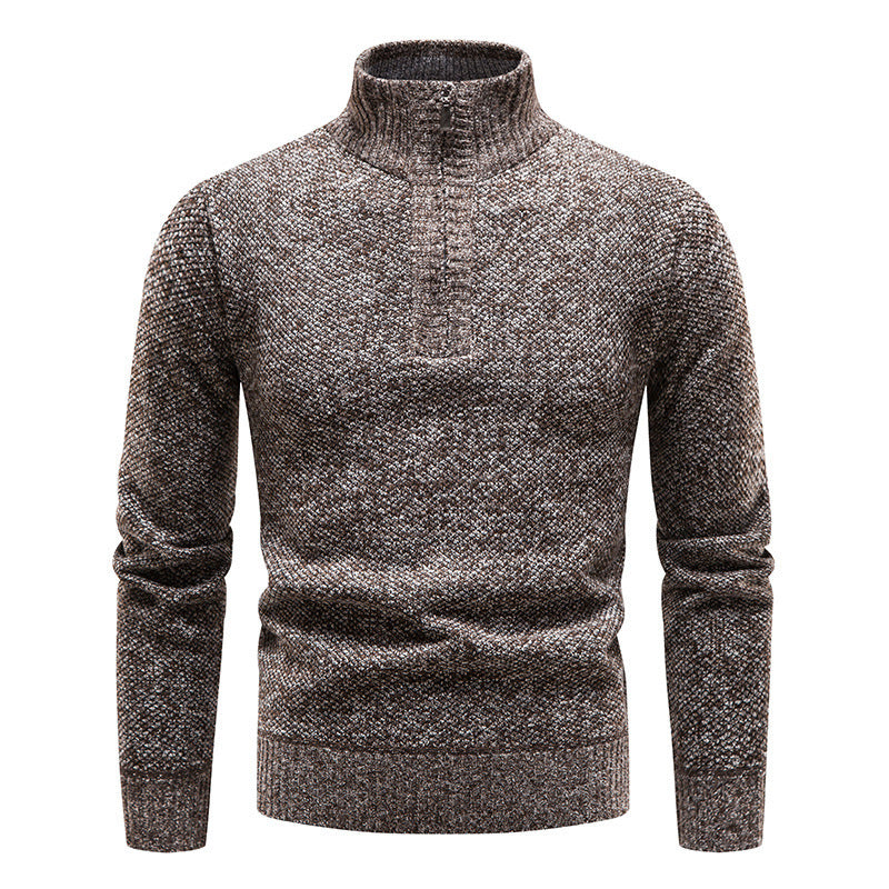 Herren Stehkragen Pullover aus hochwertigen Baumwollmix Aliams