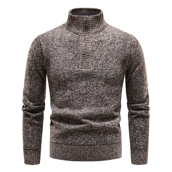 Herren Stehkragen Pullover aus hochwertigen Baumwollmix Aliams