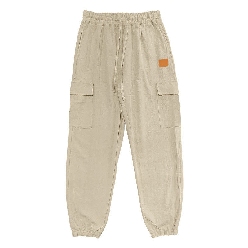 Herren Cargo-Hose mit elastischem Bund und praktischen Taschen Aliams