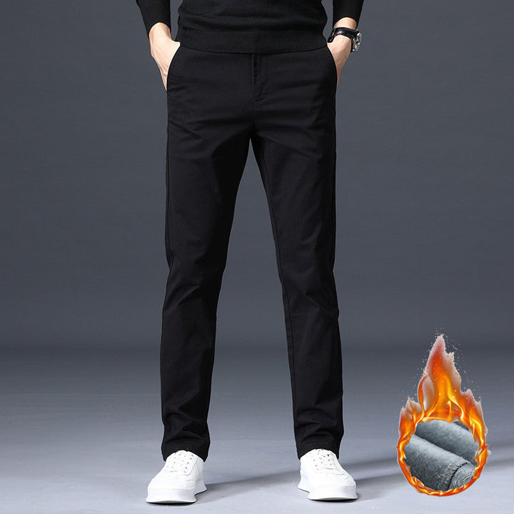 Herren elegante Chino-Hose mit lässigem Schnitt Aliams