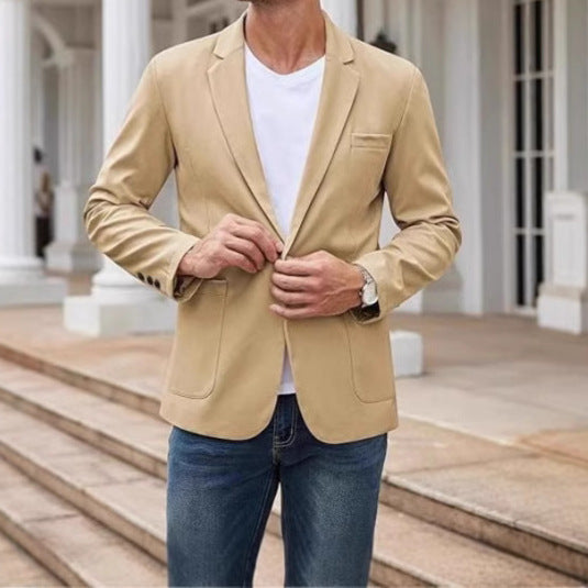 Herren eleganter Sakko mit schmalem Schnitt Aliams