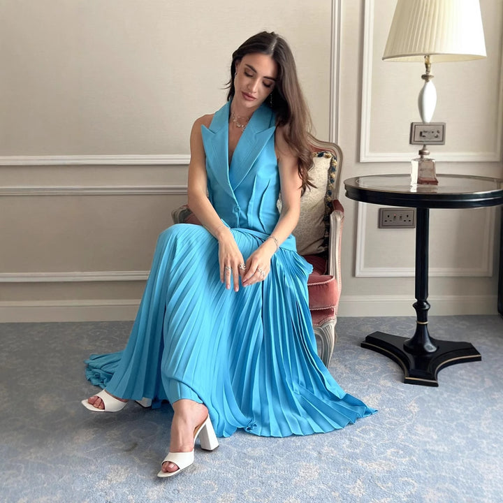 Damen eleganter Plisseerock mit taillierter Passform Aliams