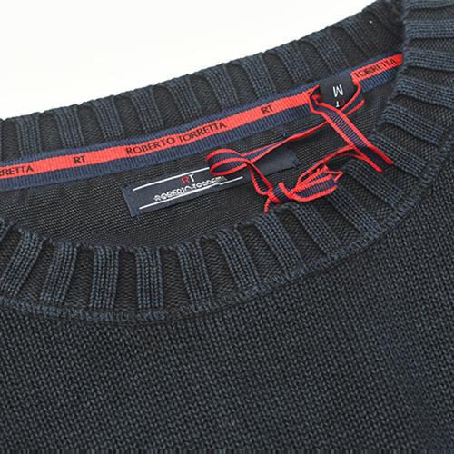 Herren feiner Strickpullover mit raffiniertem Rundhalsausschnitt und elastischem Bund Aliams