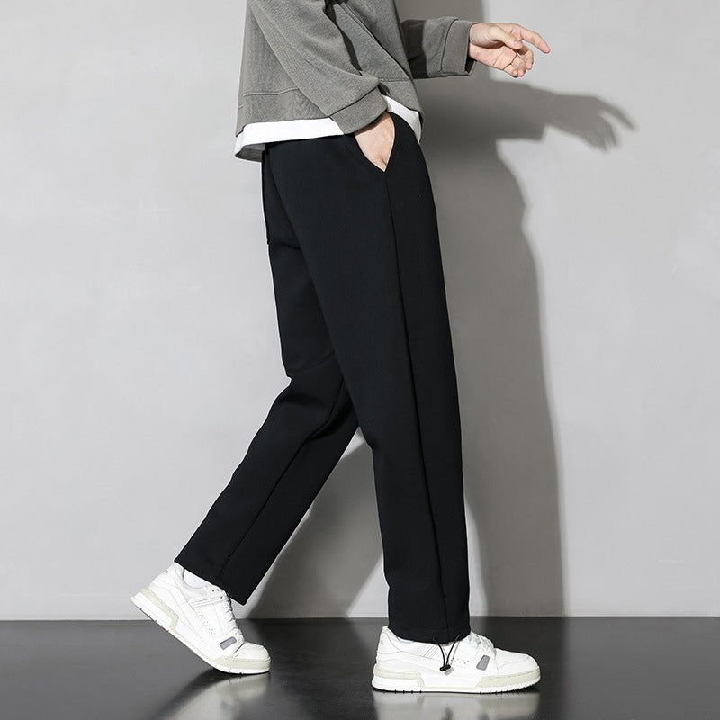 Herren Freizeit-Jogginghose mit elastischem Bund und seitlichen Reißverschlusstaschen Aliams