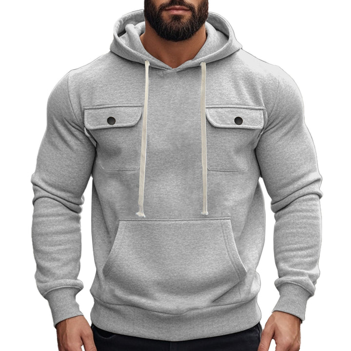 Herren Kapuzenpullover mit praktischen Pattentaschen und modernem Design Aliams