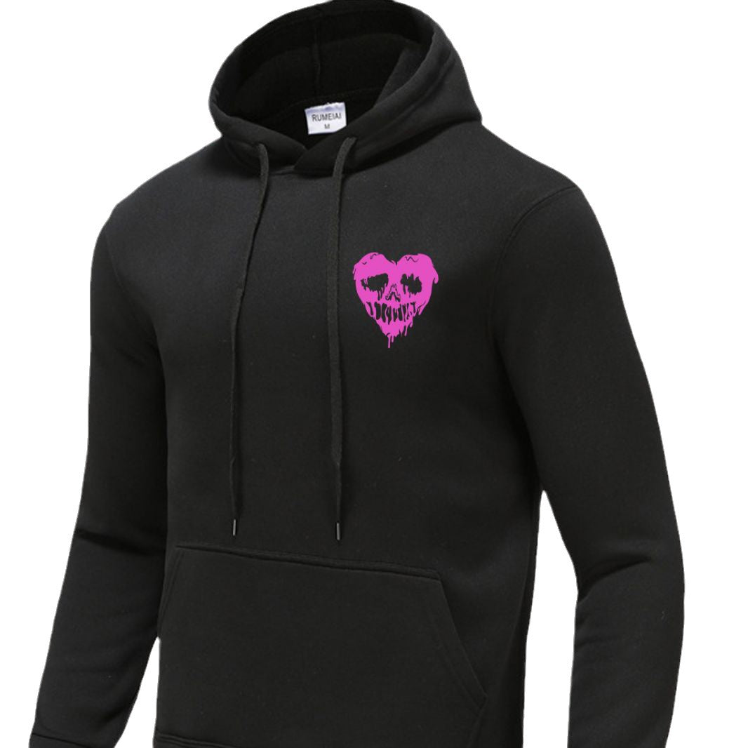 Herren Kapuzenpullover mit einzigartigem Totenkopfdesign Aliams