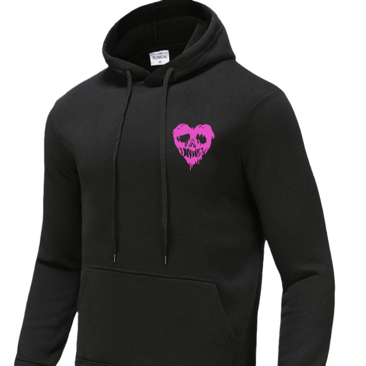 Herren Kapuzenpullover mit einzigartigem Totenkopfdesign Aliams