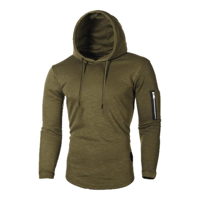 Herren Hoodie mit modernem Reißverschluss Aliams