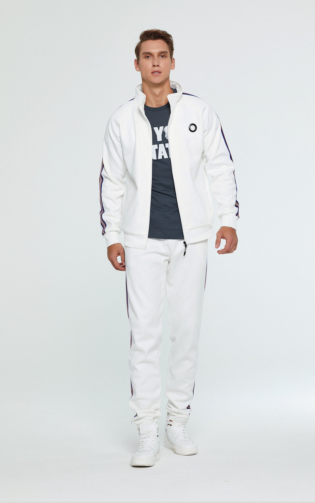 Herren sportliches Freizeitanzug-Set mit praktischen Taschen und atmungsaktiven Materialien Aliams