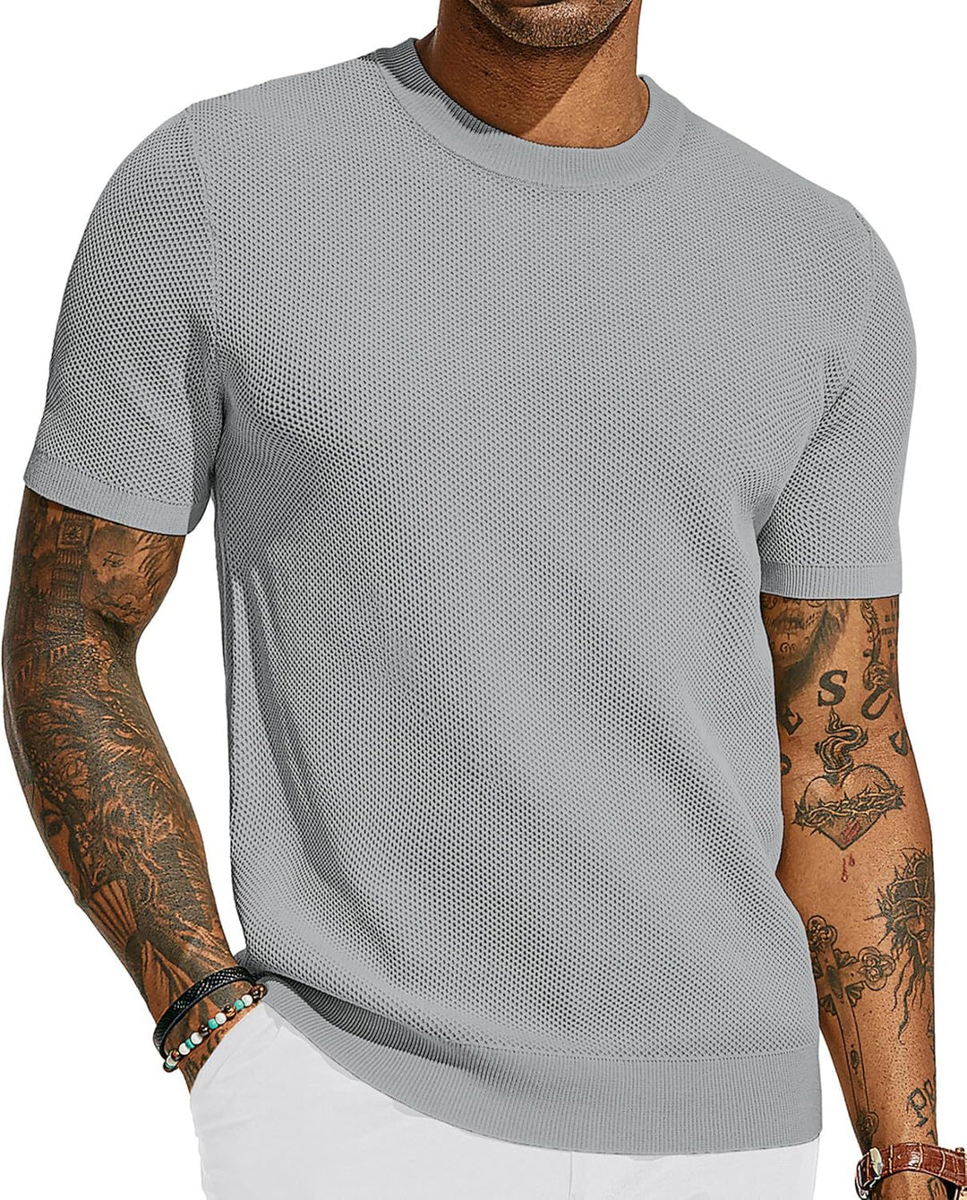 Herren atmungsaktives Netz-T-Shirt Aliams