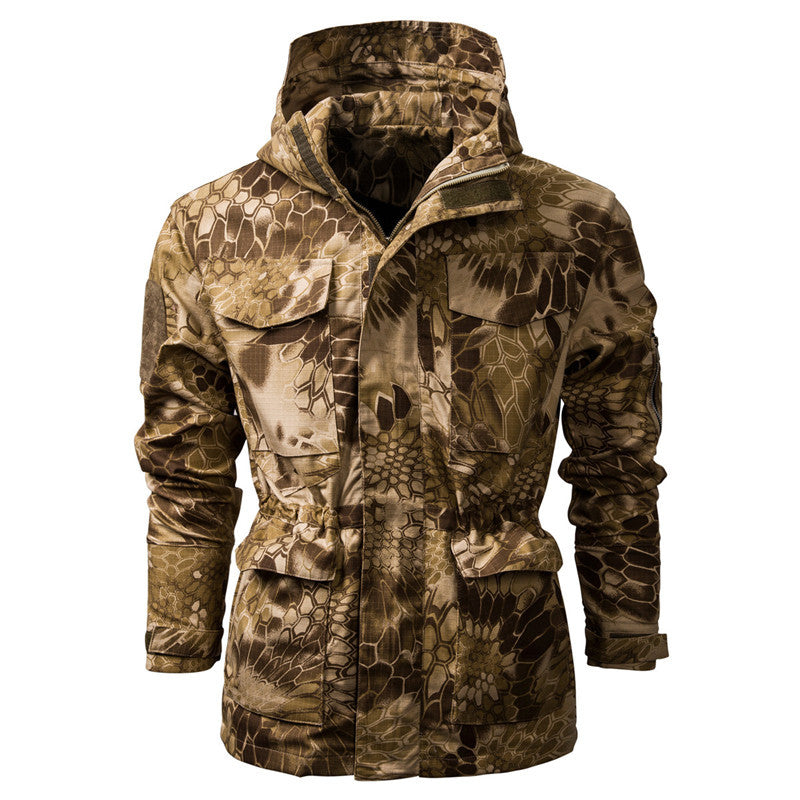 Herren Outdoor-Jacke mit camouflage Design und praktischen Taschen Aliams