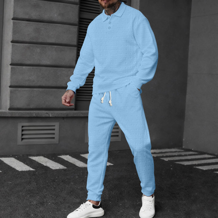 Herren Freizeitanzug mit Struktur und modernem Schnitt Aliams