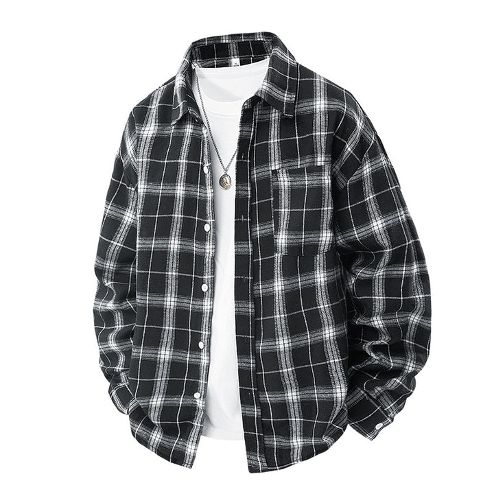 Herren kariertes Freizeithemd Aliams