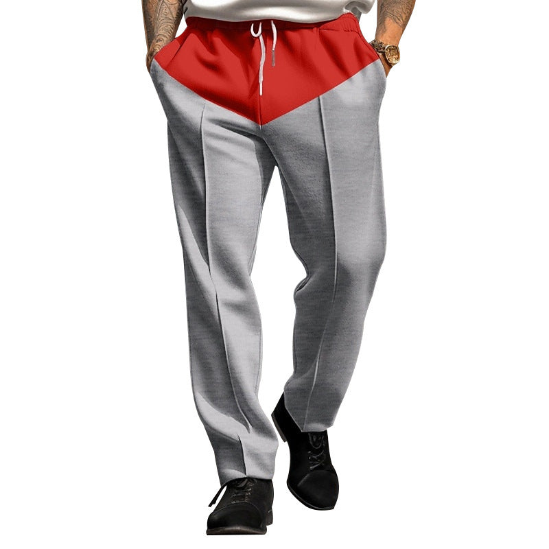 Herren Sportliche Jogginghose mit Kontrastdetails und verstellbarem Kordelzug Aliams
