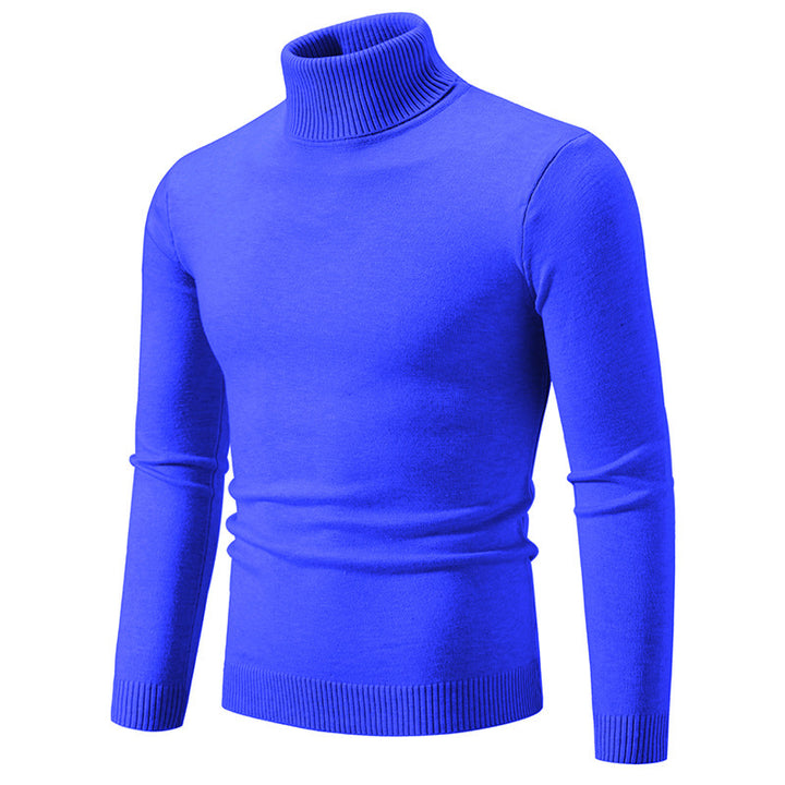 Herren schicker Rollkragenpullover aus hochwertiger Baumwolle Aliams
