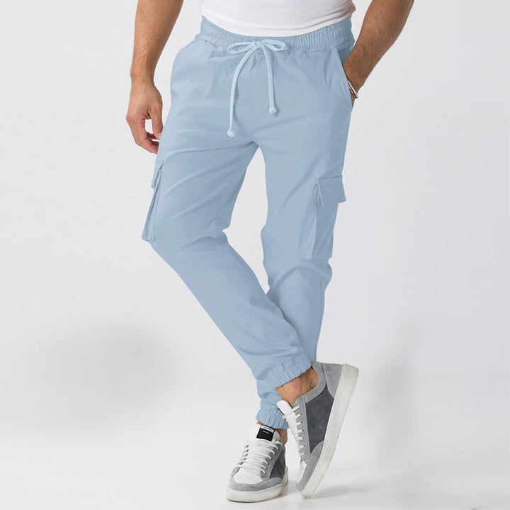 Herren Cargo-Hose mit elastischem Bund und praktischen Seitentaschen Aliams