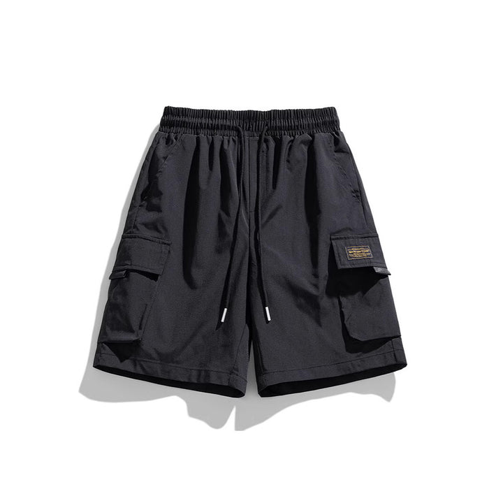 Herren Cargo-Shorts mit elastischem Bund und praktischen Taschen Aliams
