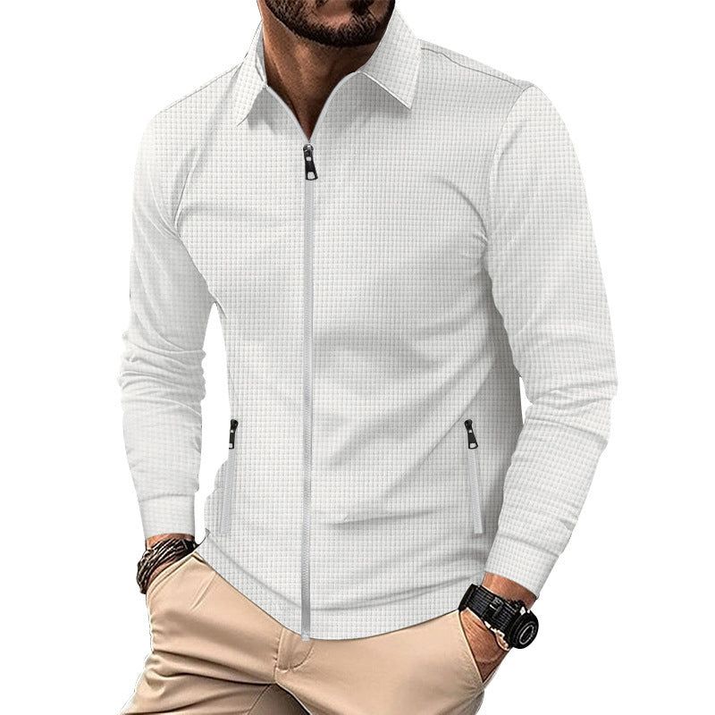 Herren Freizeitjacke mit praktischem Reißverschluss und seitlichen Taschen Aliams