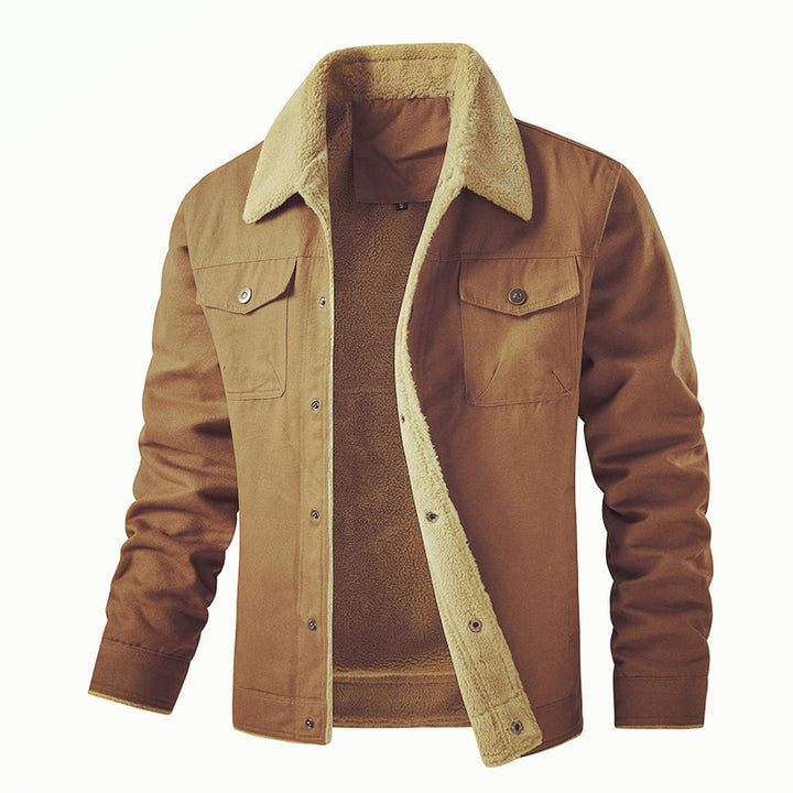 Herren gefütterte Utility-Jacke mit Teddyfutter Aliams