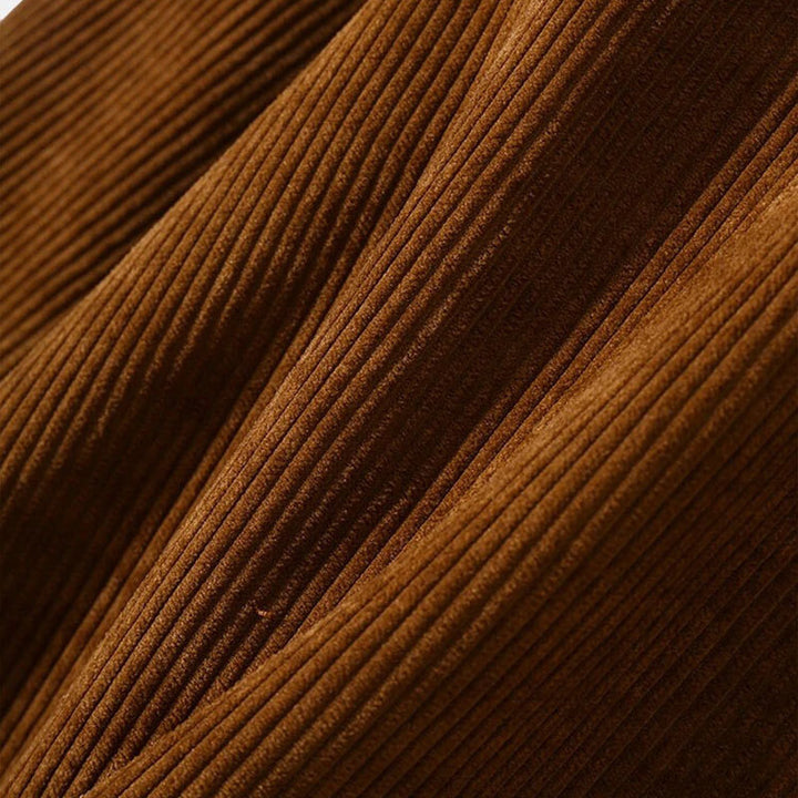 Herren Cordjacke mit fein strukturierter Optik und praktischer Brusttasche Aliams