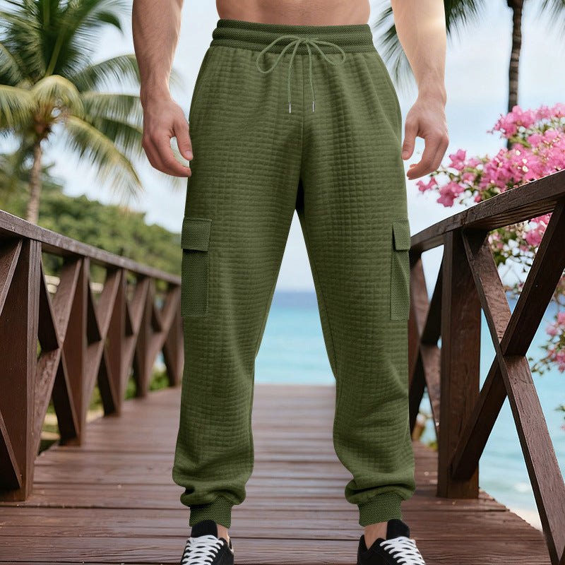 Herren Cargo-Jogginghose mit elastischem Bund und praktischen Seitentaschen Aliams