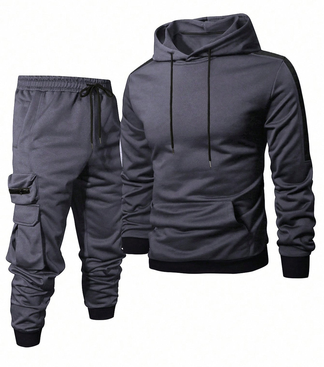 Herren Komfortables Hoodie- und Jogginghosen-Set mit praktischen Taschen Aliams