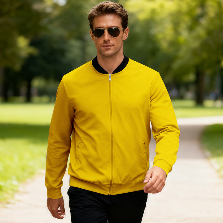 Herren Sportliche Bomberjacke Aliams