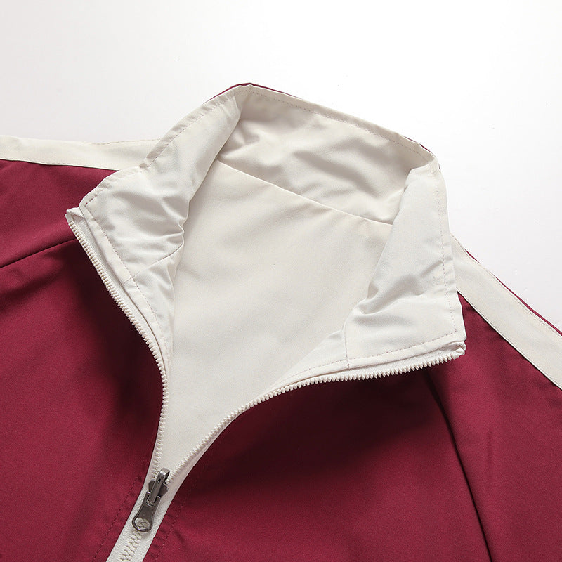 Herren Sportliche Übergangsjacke mit hohem Kragen und seitlichen Reißverschlusstaschen Aliams