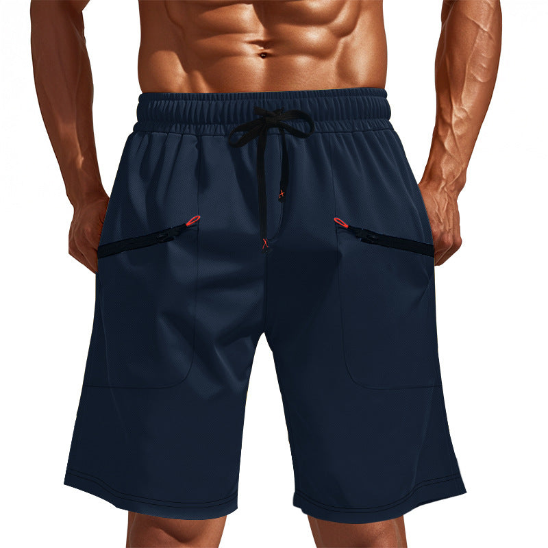 Herren Sportliche Shorts mit vielseitigen Taschen und elastischem Bund Aliams
