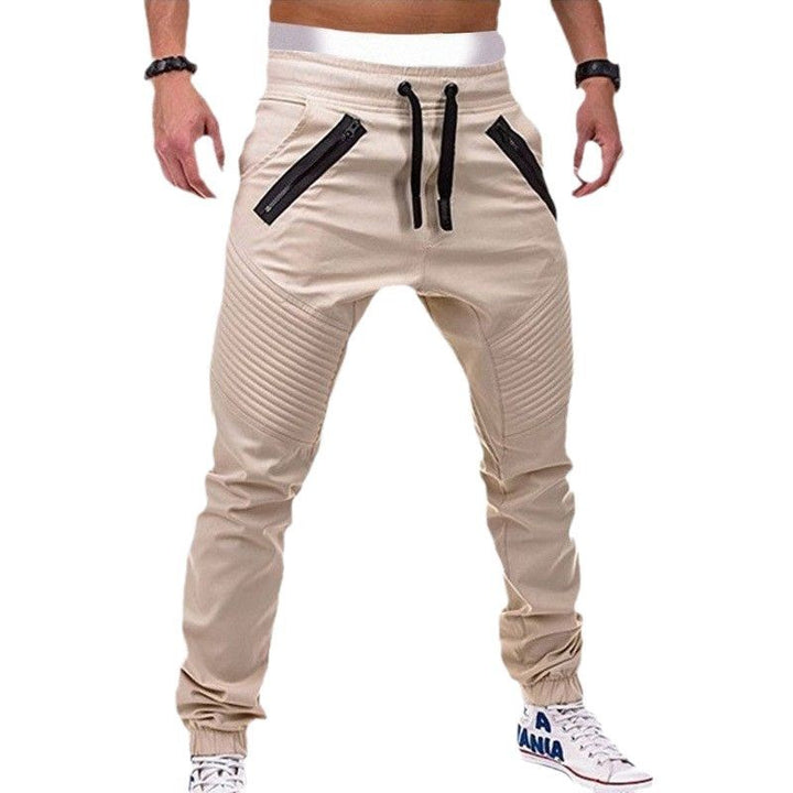 Herren Jogginghose mit modernen Reißverschlusstaschen und stylischen Rippdetails Aliams