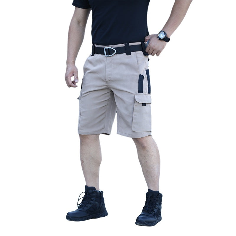 Herren cargo shorts mit praktischen seitentaschen und verstellbarem bund Aliams