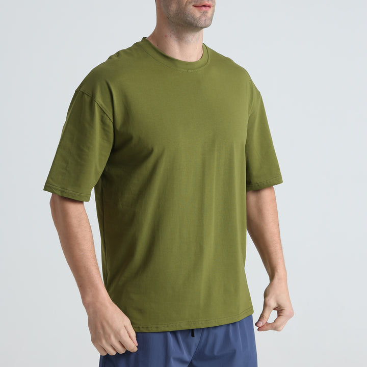 Herren Bequemes Loose-Fit T-Shirt aus hochwertiger Baumwolle Aliams