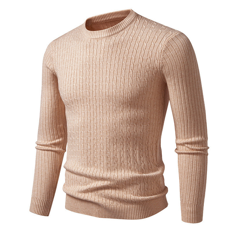 Herren Feinstrickpullover mit strukturiertem Zopfmuster Aliams