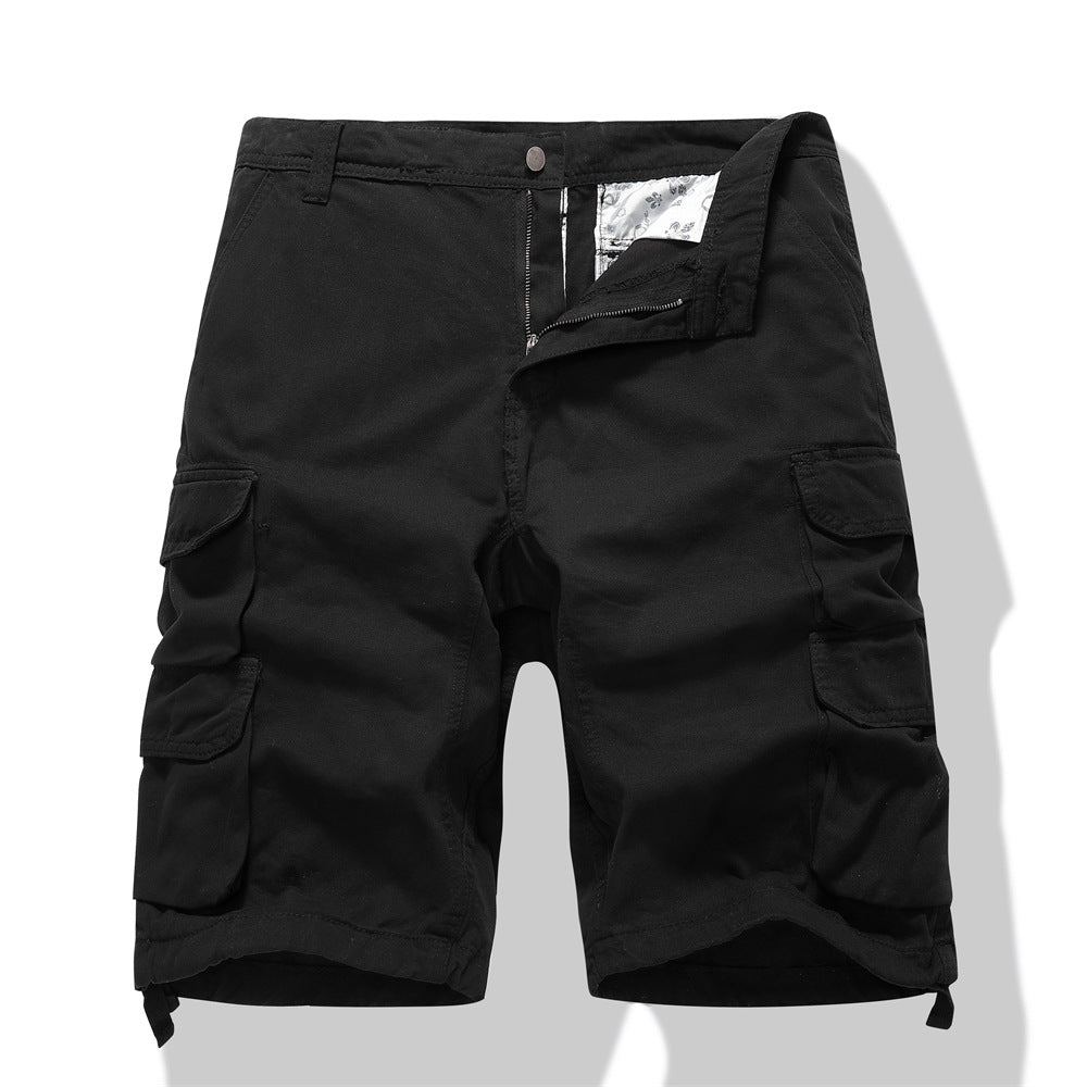 Herren cargo Shorts mit praktischen Seitentaschen und atmungsaktiver Baumwollmischung Aliams