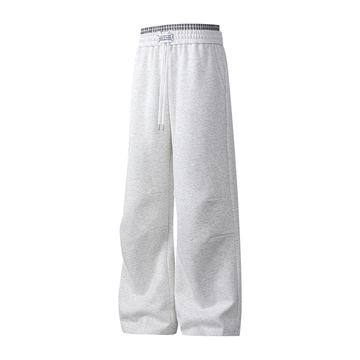 Herren weite Freizeithose aus atmungsaktivem Baumwollmix mit elastischem Bund und seitlichen Taschen Aliams