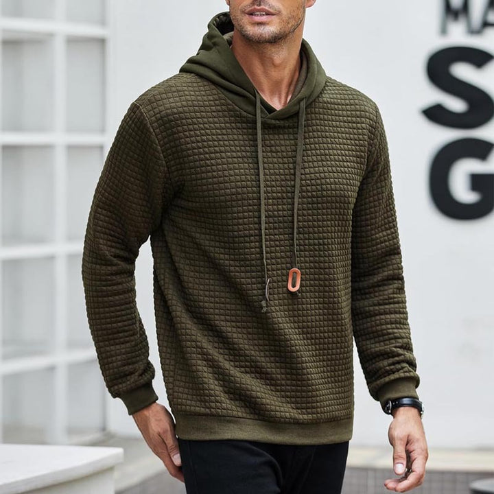 Herren Kapuzenpullover mit strukturiertem Design und komfortablem Schnitt Aliams