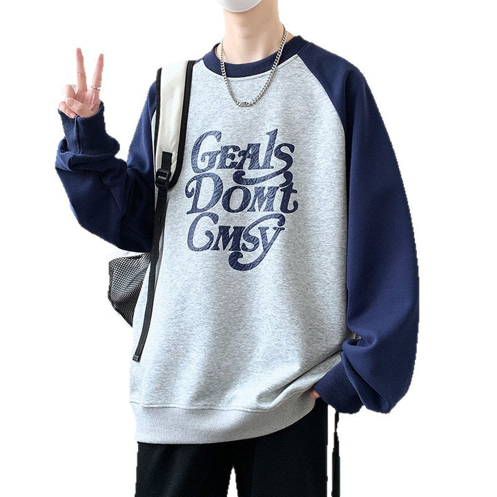 Unisex lässiger Sweatshirt mit modernem Schriftzug Aliams