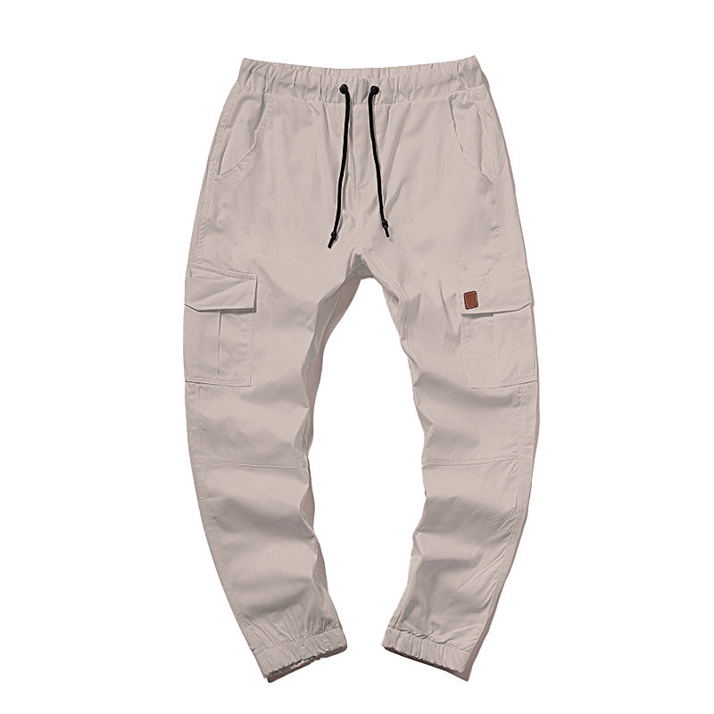 Herren Cargo-Hose mit elastischem Bund und praktischen Taschen Aliams