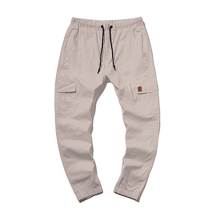 Herren Cargo-Hose mit elastischem Bund und praktischen Taschen Aliams