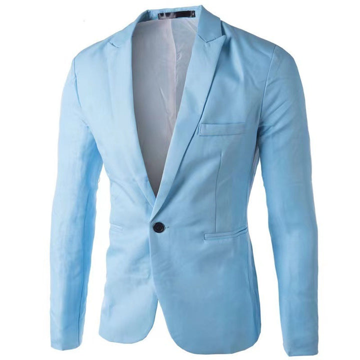 Herren eleganter Anzugblazer mit modernem Schnitt und feiner Textur Aliams