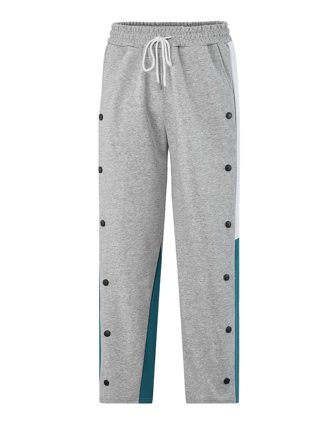 Herren Sportliche Trainingshose mit Druckknopfverschluss und atmungsaktiver Struktur Aliams