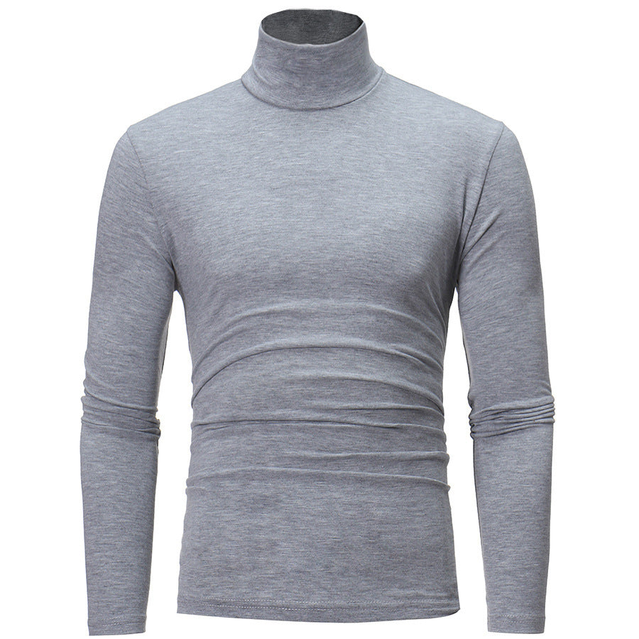 Herren eleganter Rollkragenpullover aus bequemen Stretchmaterial Aliams