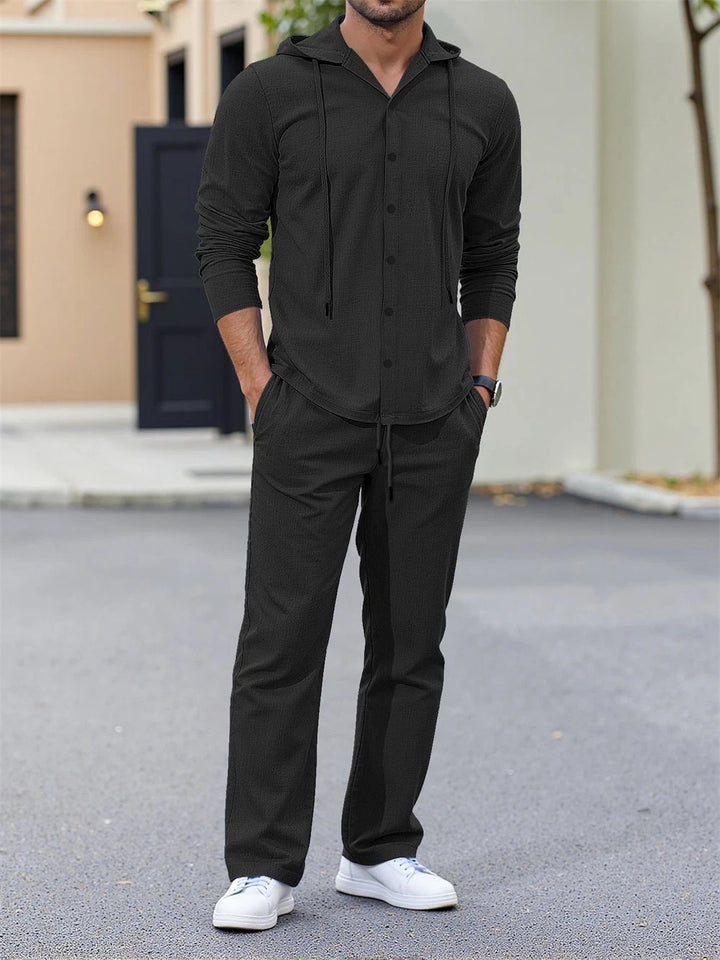 Herren Freizeitanzug mit modischem Schnitt und praktischen Taschen Aliams