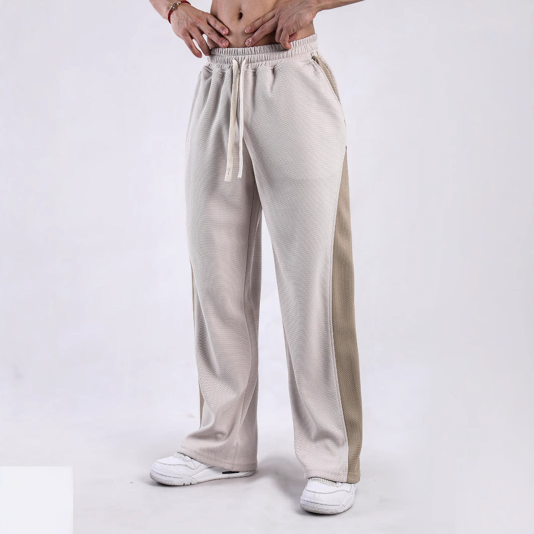 Herren Sportliche Freizeithose mit seitlichen Belüftungsöffnungen und elastischem Bund Aliams
