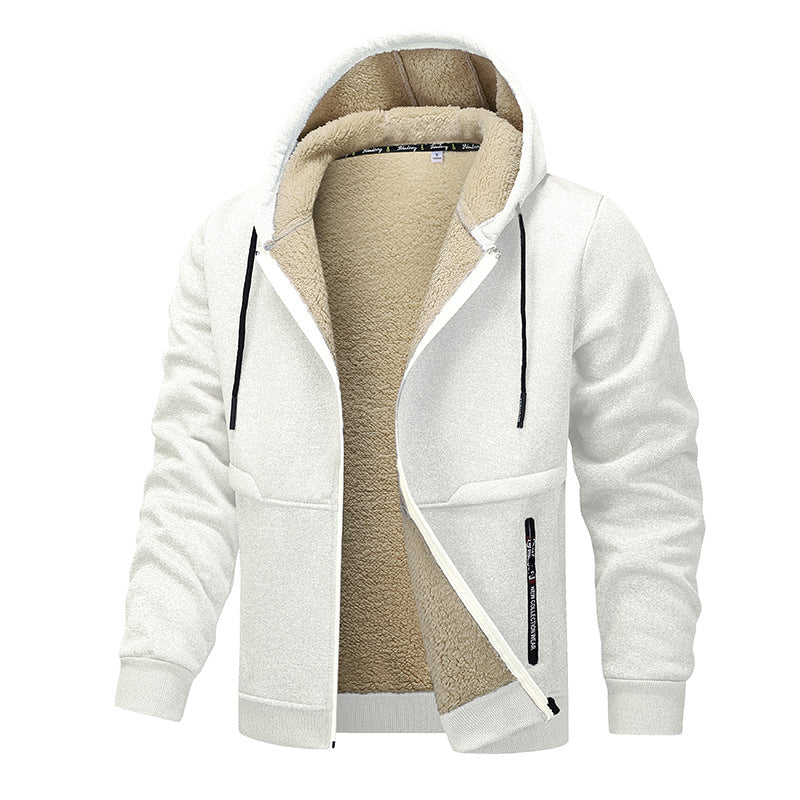 Herren warme Fleecejacke mit funktionalem Schnitt Aliams